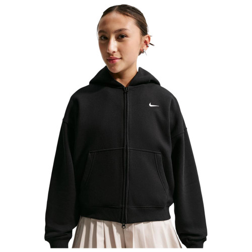 Nike Παιδική ζακέτα Sportswear Studio Fleece Oversized Full-Zip Hoodie